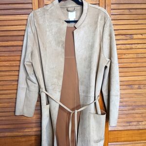 H&M Faux Suede Coat